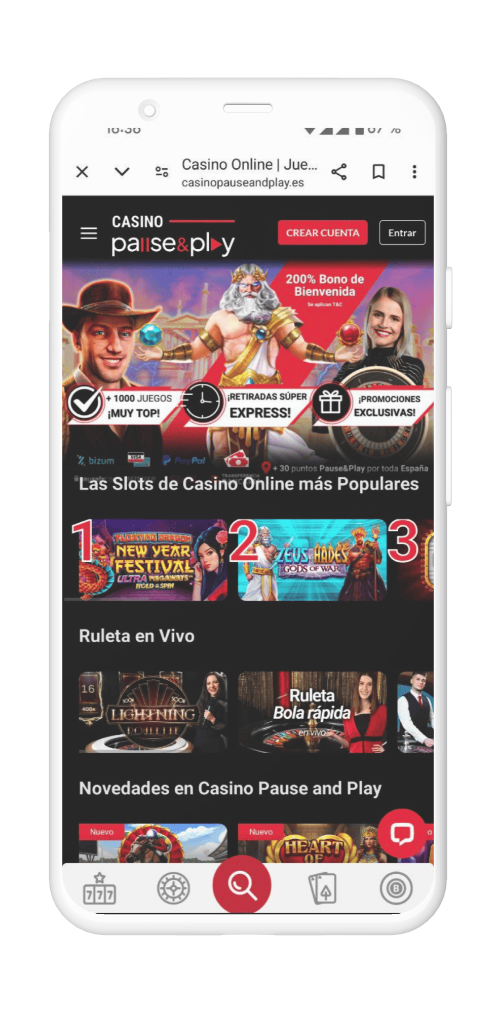 Pause And Play Casino Download Mobiele App