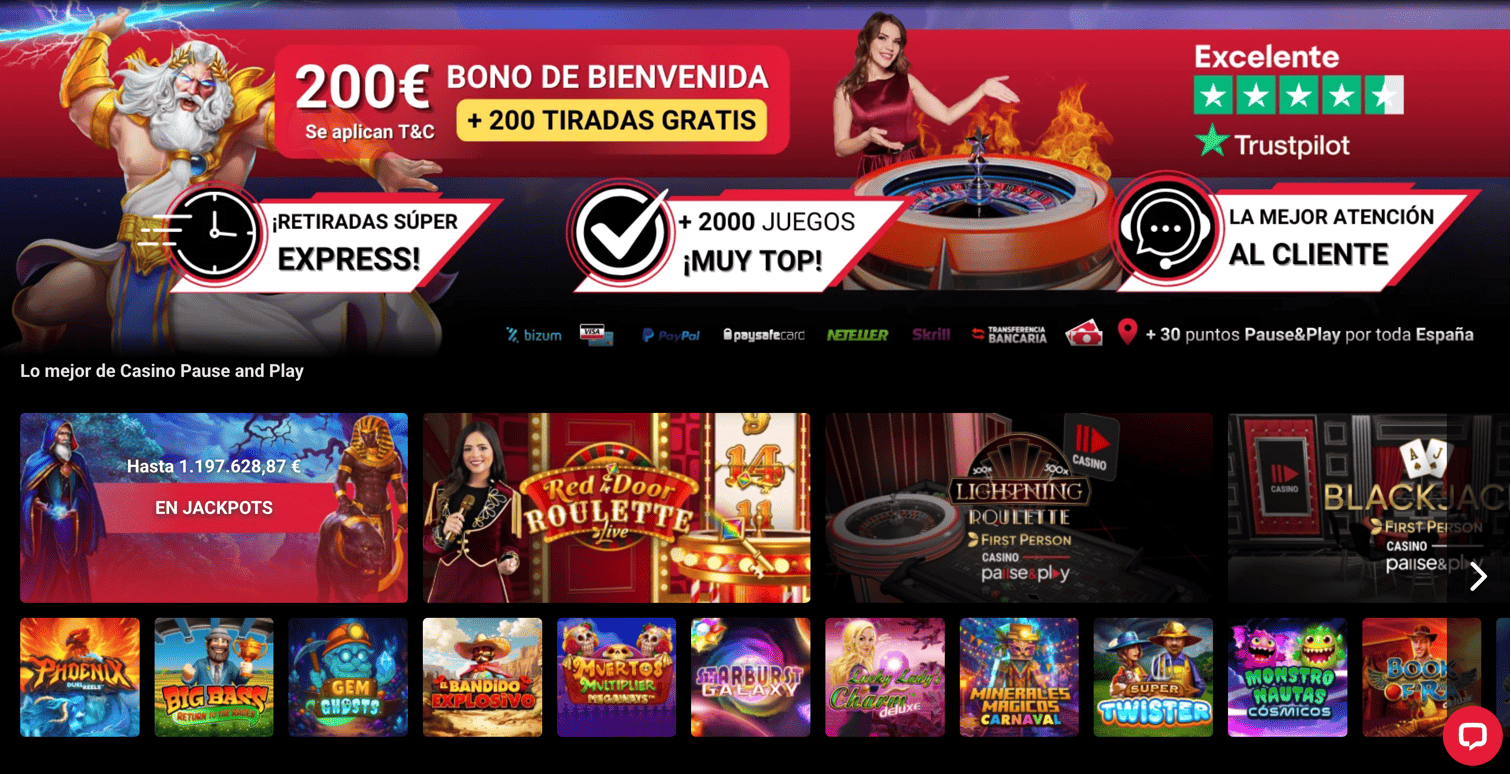 Pause And Play Casino